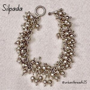 🩶🩶 NWOT Silpada RARE Sterling Silver Cha-cha Bracelet (B0919) 💃 – DISPLAY